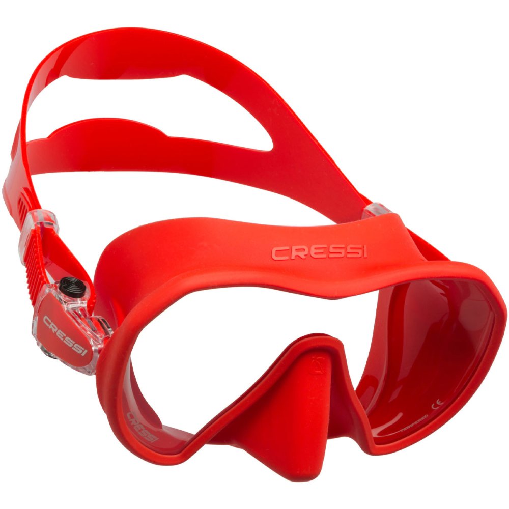 Cressi Z1 Frameless Mask | Red - Click Image to Close